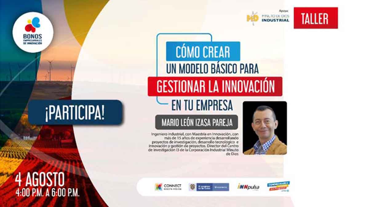 Taller innovación emprendedores de Cundinamarca