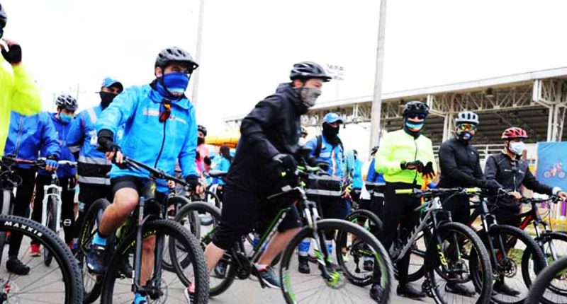 Sabana occidente se toma las carreteras en la ciclovía