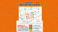 Cierres viales para el concierto de Amor y Amistad en Soacha