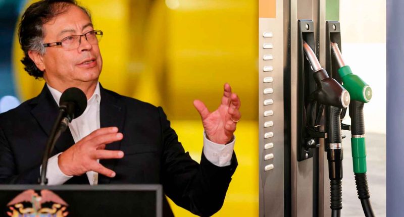 Gustavo Petro subirá los precios de la gasolina