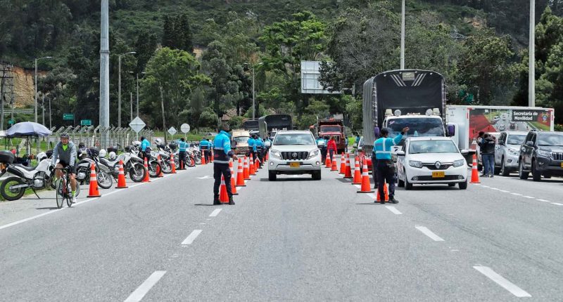 Pico y Placa este lunes festivo en Autopista Sur en Soacha