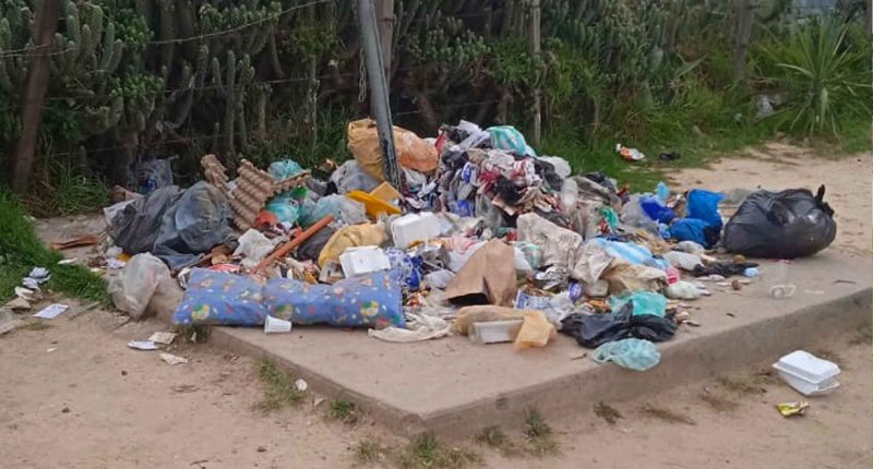 Hurto de contenedores de recolección de residuos en el sector El Mirador de Soacha