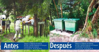 Urbaser instala contenedores en zonas rurales de Facatativá