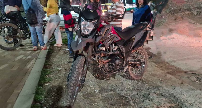 Motociclista ebrio causa accidente y agrede a conductor en Zipaquirá