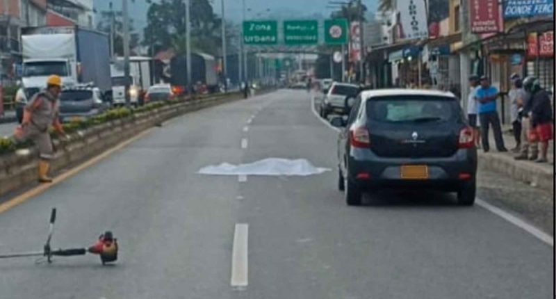 Trágica muerte de un peatón en vía de La Vega Cundinamarca