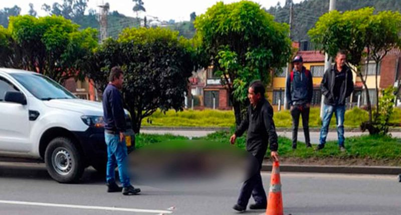Trágico accidente en Facatativá deja a una mujer de la tercera edad muerta