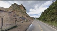 Cierre total de calzada en cerro Picacho por derrumbe en Cogua