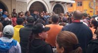 Protesta pacífica en Cajicá por mal servicio de agua potable
