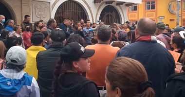 Protesta pacífica en Cajicá por mal servicio de agua potable
