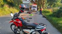 Accidente de Motocicleta y Vehículo de Carga en Tabio: Una persona Herida