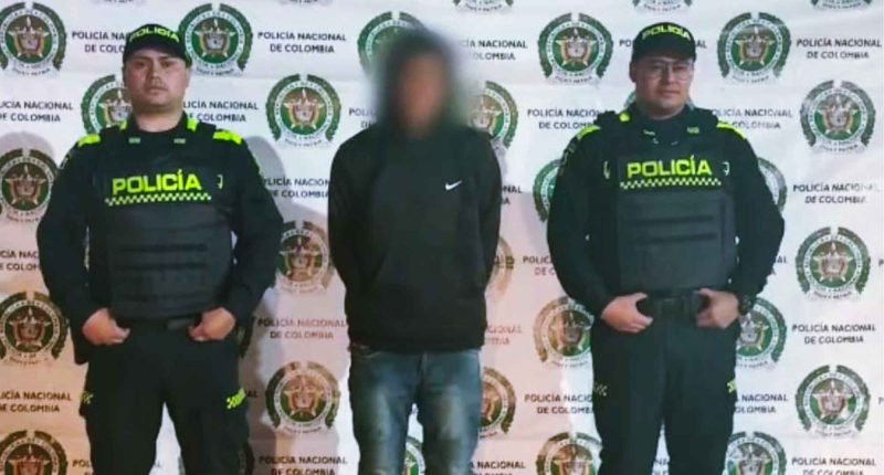 Policía Captura hombre requerido por homicidio de un joven en el parque principal de Soacha
