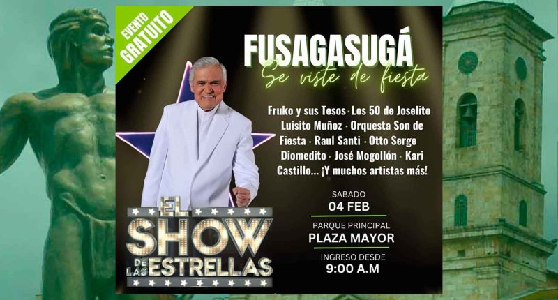 Celebrando los 431 años de Fusagasugá: Concierto de las Estrellas estará bajo la supervisión de la Policía