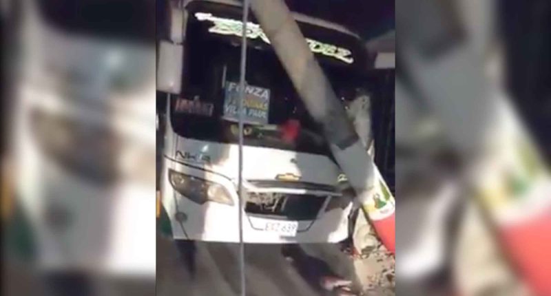 Conductor ebrio causa accidente en Mosquera Cundinamarca