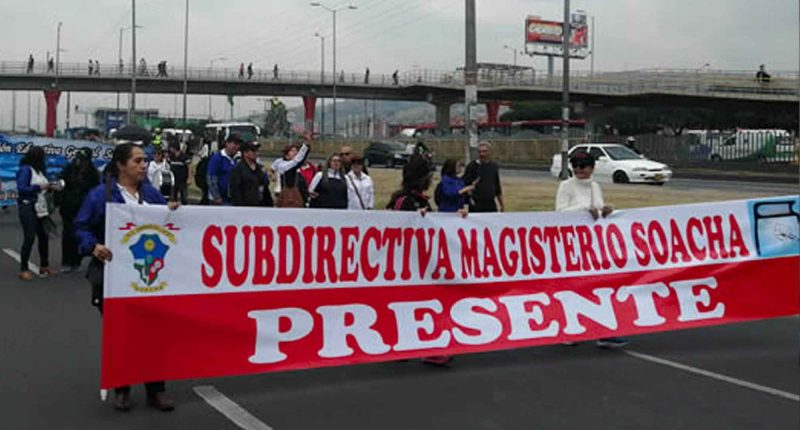 Docentes de Soacha denuncian precariedades en la educación: Convocan Plantón