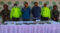 Capturados dos presuntos integrantes del ELN que transportaban armamento oculto en Cundinamarca