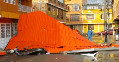 Fuertes vientos causan daños materiales en El Prvenir en Funza