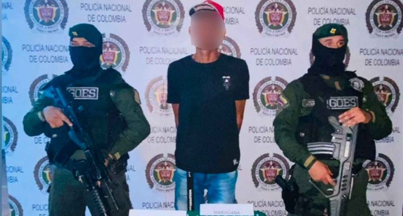 Policía captura a alias'Pitillo' en Plan contra el tráfico y expendio de drogas en Girardot