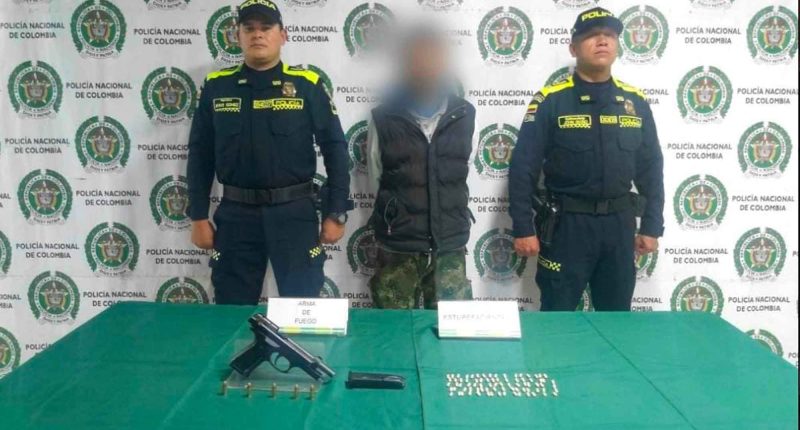 Capturado delincuente en Ciudad Verde por fabricación y tráfico de armas y estupefacientes