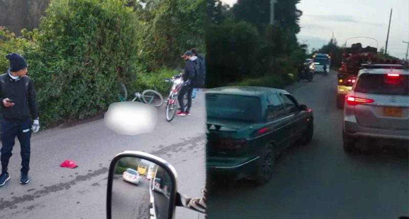 Ciclista fallece en trágico accidente de tránsito en Zipaquirá