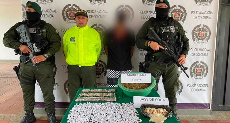 Capturado presunto integrante de banda "Las Acacias" por tráfico de drogas en Girardot