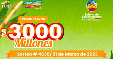 Lotería de Cundinamarca: Ganador del premio mayor en el sorteo 4638