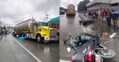 Fallece motociclista arrollada por tractomula en Facatativá