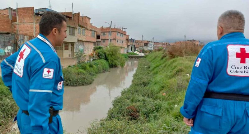 Limpieza y monitoreo constante en Soacha por fuertes lluvias