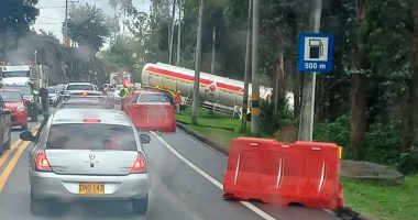 Accidente en la vía Bogotá - Villavicencio en Chipaque