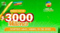 Lotería de Cundinamarca: Ganador del premio mayor en el sorteo 4641