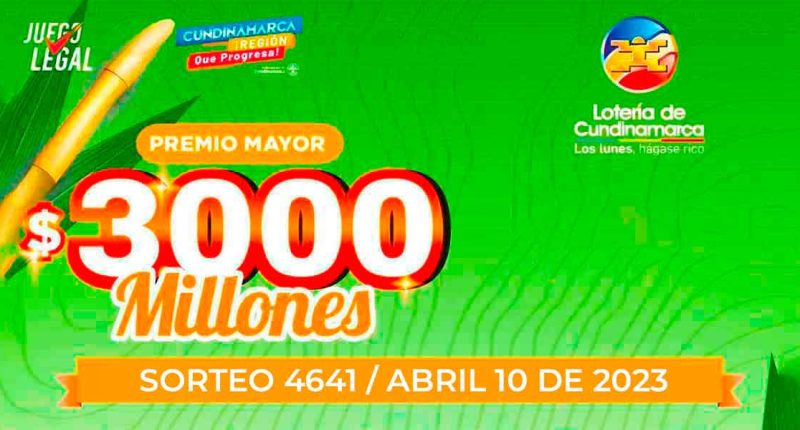 Lotería de Cundinamarca: Ganador del premio mayor en el sorteo 4641