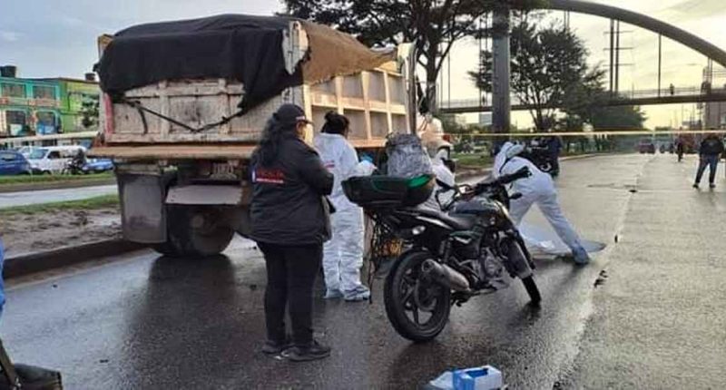 Otro Trágico accidente en autopista Sur: motociclista fallece en choque con volqueta en Soacha