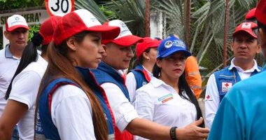 Simulacro de evacuación en Guaduas por alerta volcánica