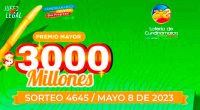 Lotería de Cundinamarca: Ganador del premio mayor en el sorteo 4645