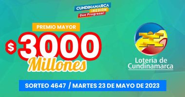 Resultados de la Lotería de Cundinamarca: Ganador del premio mayor en el sorteo 4647