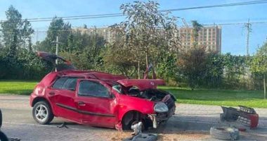 Robo de vehículo en Zipaquirá culmina en espectacular accidente en Bogotá