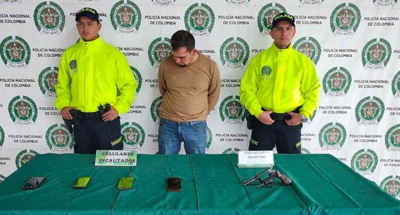 Operativo Policial en Soacha: Se hace Captura a Ladrón de Celulares Armado