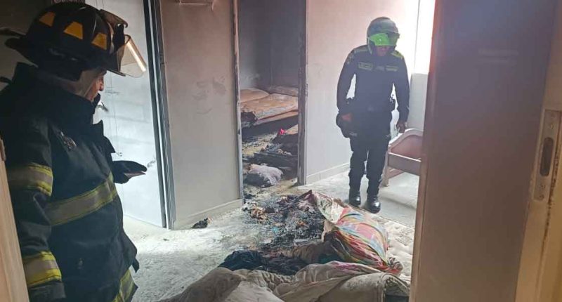 Incendio en Conjunto Residencial Lirio, Ciudad Verde: Rápida intervención evita tragedia