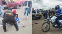 Desenlace inesperado en Ubaté: agente de tránsito herido en zona de reparación