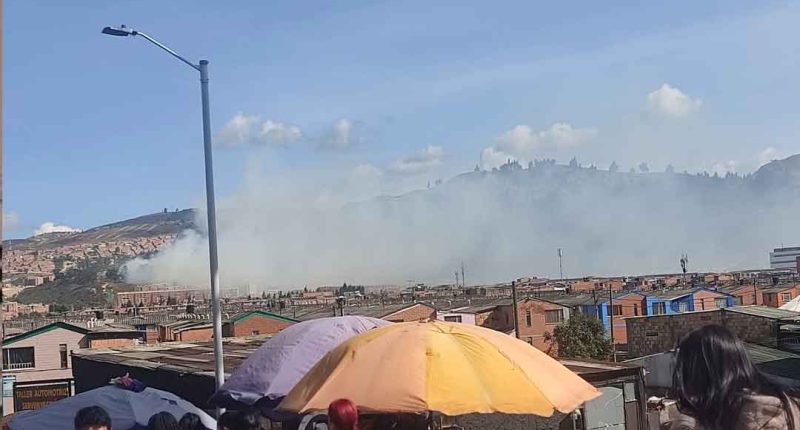 Un incendio en Soacha devasta 50 hectáreas:¿Manos criminales tras el siniestro?