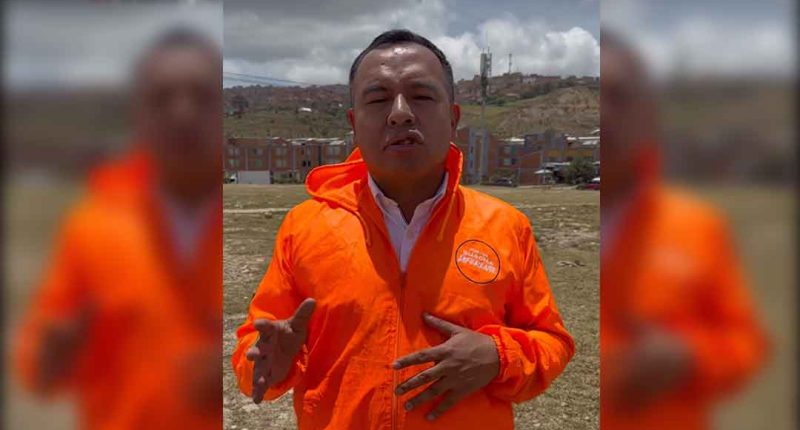 Camilo Nemocón propone innovar en seguridad y alumbrado para transformar Soacha