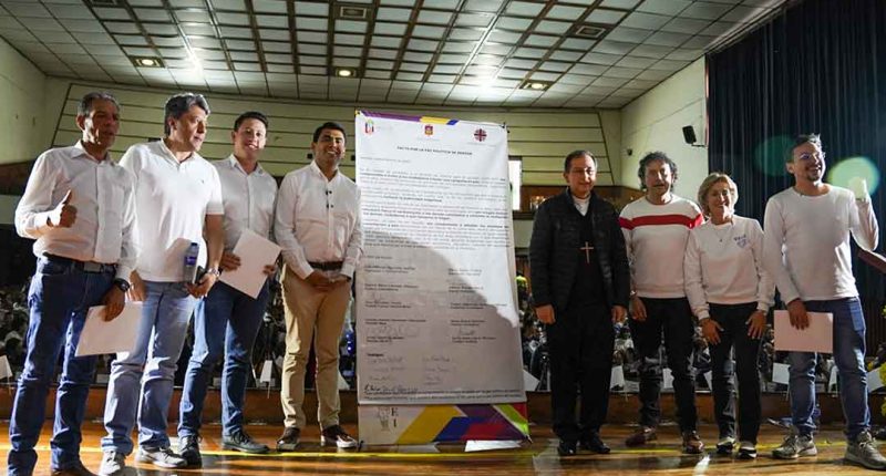 Julián Sánchez Perico refuerza el Pacto por la Paz Política en Soacha