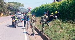 Accidente entre moto y peatón en el Sector del Iguá en Viotá