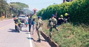 Accidente entre moto y peatón en el Sector del Iguá en Viotá