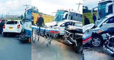 Choque múltiple en la Calle 80: 6 Heridos y Gran Congestión