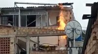 Incendio en Rapiz Pollo, Cachipay, controlado tras explosión de pipeta de gas