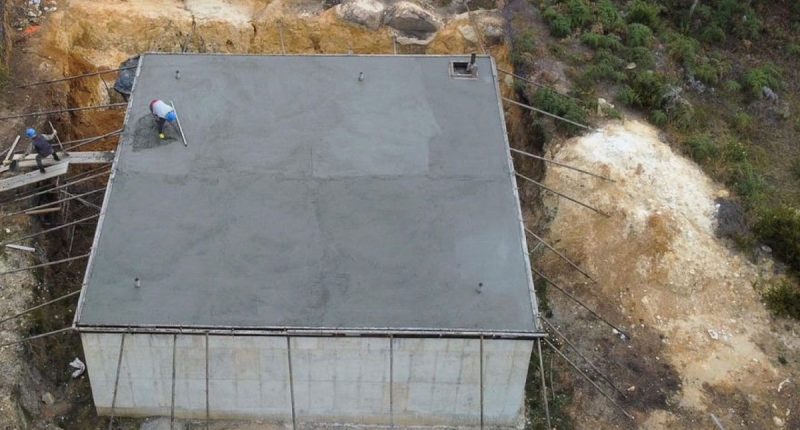 Avanza la construcción del tanque de almacenamiento en la vereda San Benito, Sibaté