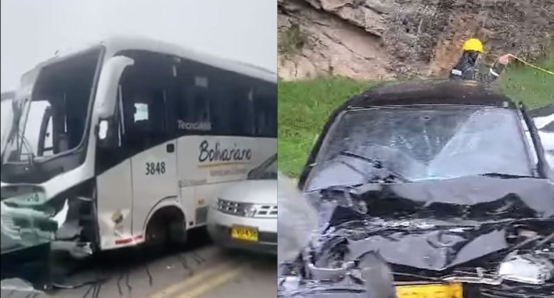 Accidente en la vía Soacha - Fusagasugá deja nueve lesionados, incluyendo menores de edad