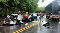 Grave accidente en la vía Anapoima-Apulo deja tres heridos