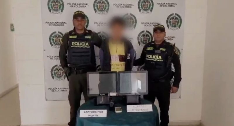 Capturado en flagrancia durante intento de hurto en Soacha