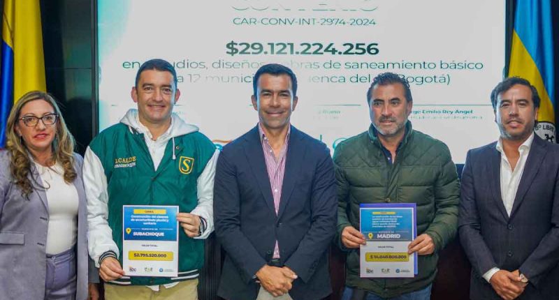 Cundinamarca lidera revolucionario convenio para descontaminación de aguas residuales